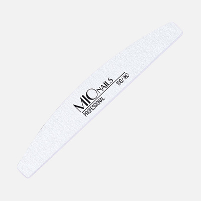 Пилка серая банан Mio Nails 100/180
