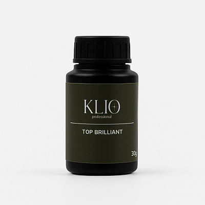 Топ без липкого слоя Brilliant Klio professional, 30 г (в бутылочке с узким горлышком)