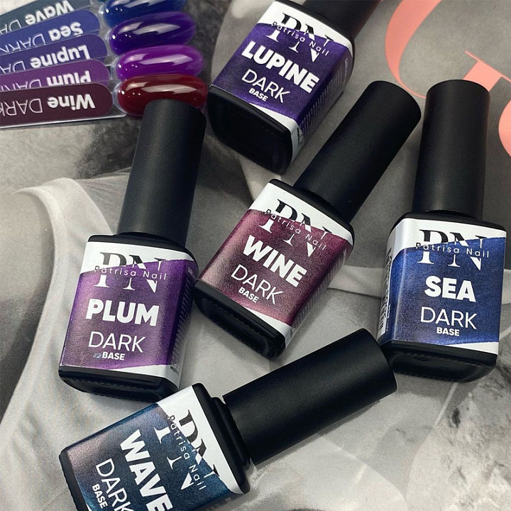 Камуфлирующая база для гель-лака Patrisa Nail DARK Base B468 Plum, 12 мл ❗️ВНИМАНИЕ❗️СРОК ГОДНОСТИ 16.05.2025