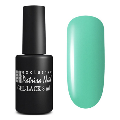 Гель-лак Patrisa Nail №131 Pina Colada GP31 Теплый пастельный зеленый, 8 мл