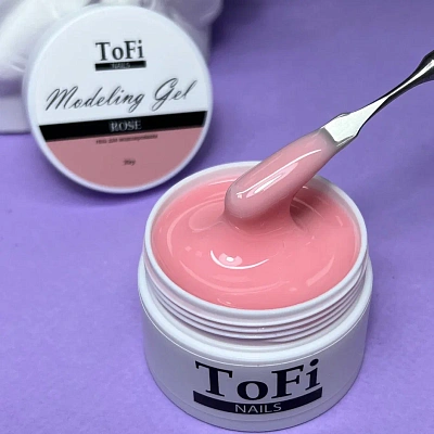 Гель для моделирования Modeling Gel ToFi Rose 30 г